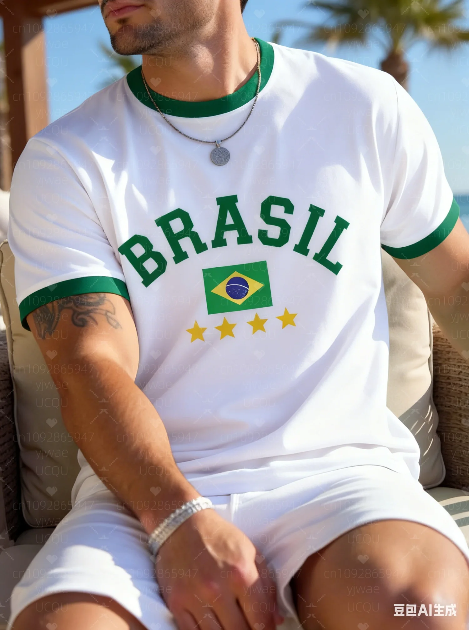 

2025 T Shirt Men 3d Brasil Graphic T Shirts Short Sleeve Mens Clothes Casual Round Neck Fashion Tops men sport T-Shirt