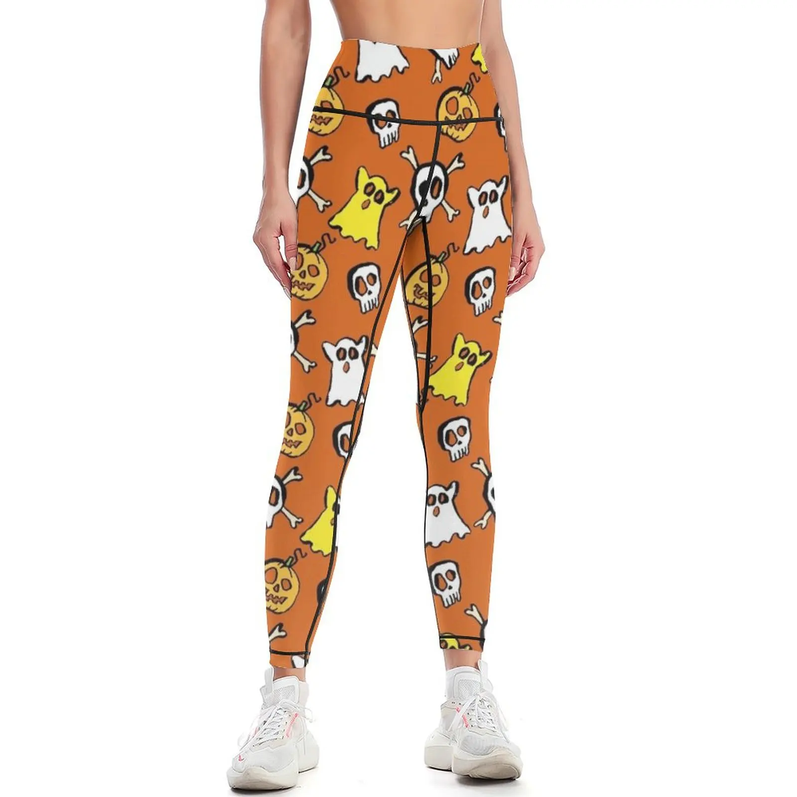 

halloween pattern kids Leggings trousers fitness set gym Womens Leggings