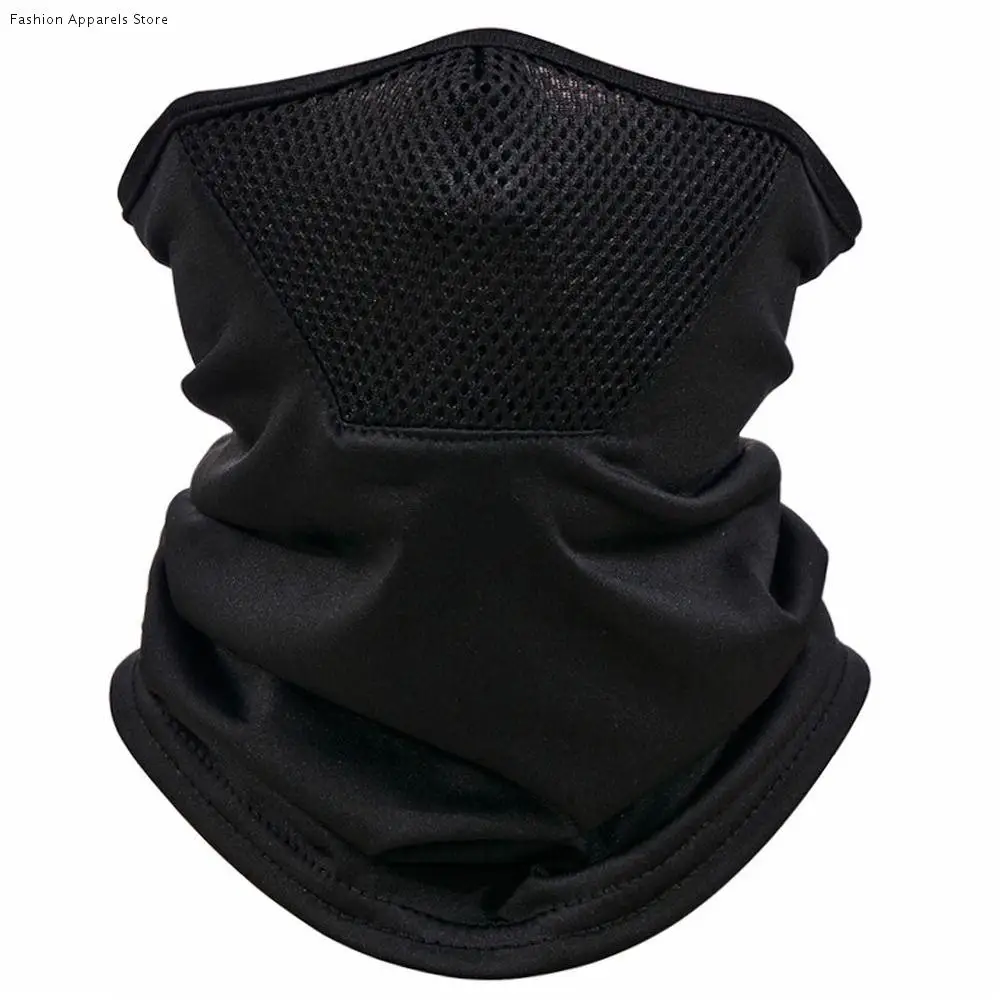 

Face Scarves Outdoor Face Shield Mesh Solid Color Summer Sunscreen Mask Women Sunscreen Veil Men Fishing Face Mask Ice Silk