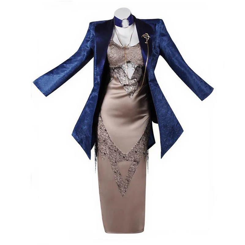 

Anime Endless Lost Vautour Bleu Path to Nowhere Cosplay Costume Customized for Halloween Christmas party costume for men women