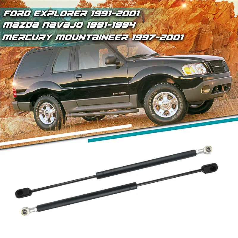 

2Pcs/set For Ford Explorer 1991-2001 Mazda Navajo 1991-1994 Rear Tailgate Window Gas Struts Support Lifters Car Accessories