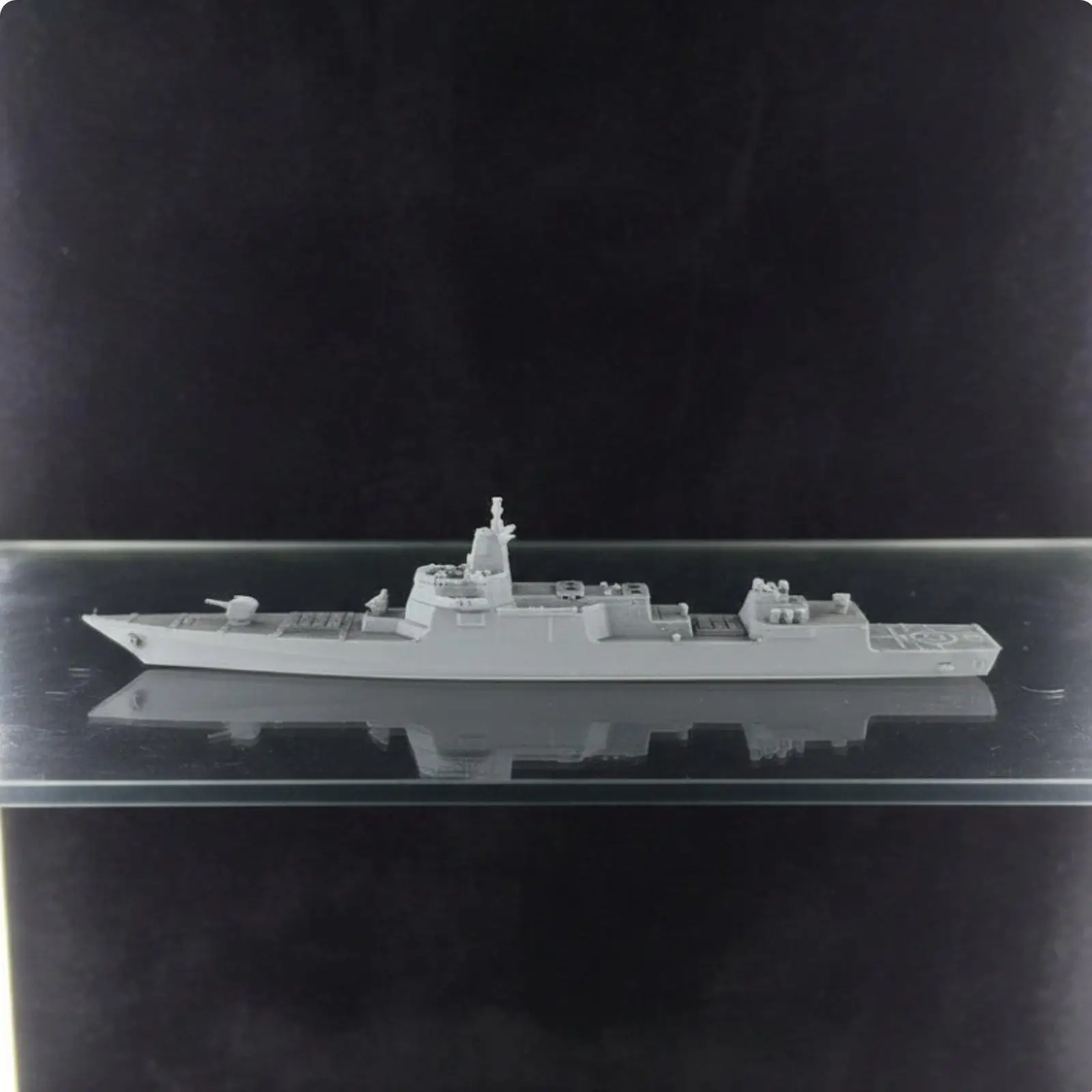 Type 055 Destroyer Model Naval Ship Replica 1 1500 Scale for Office Shelf Decor PLA Material Display Piece