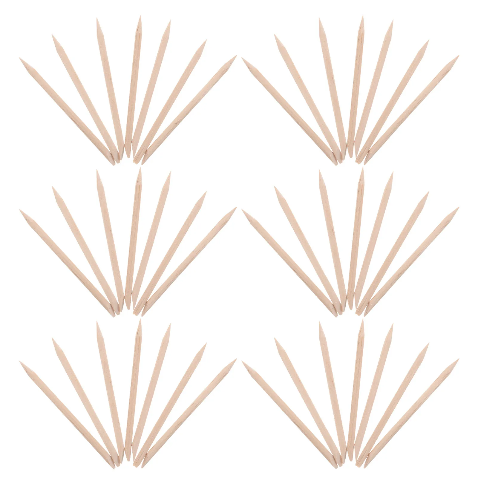 200Pcs Wooden Cuticle Pusher Sticks 7.5cm Nail Art Grooming Tools Manicure Pedicure Nail Cuticle Cleaner Polish Pusher Remover