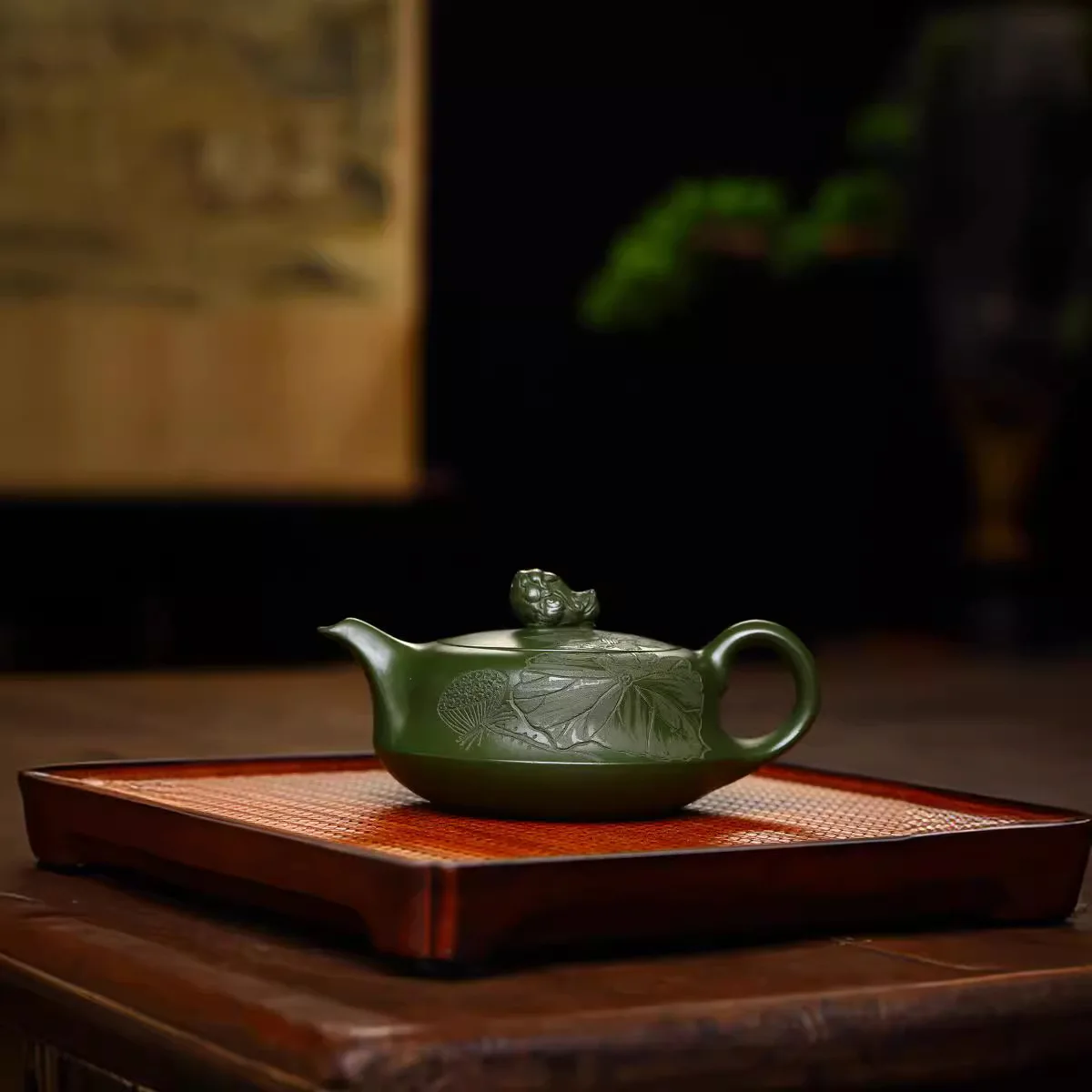 200ml Antique Yixing Purple Clay Teapot Raw Ore Green Mud Filter Tea Infuser Handmade Beauty Tea Pot Chinese Zisha Teaware