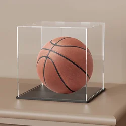 4 Sizes Clear Acrylic Display Case with Base Assemble Countertop Box Square Dustproof Protection Showcase for Toys Collectibles