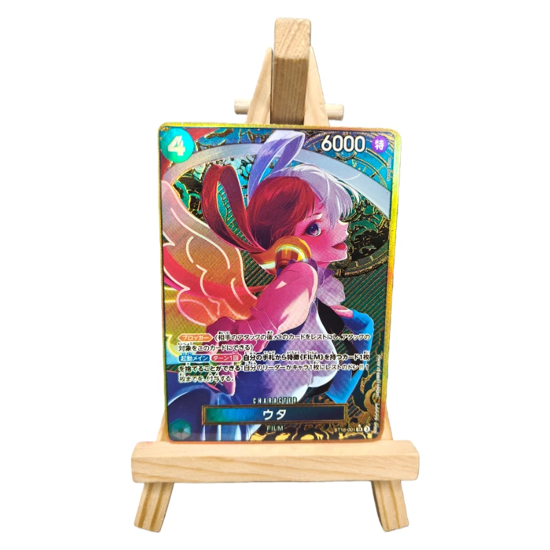 Diy jogo de cartas de uma peça boa hancock St17-004 nami St01-007