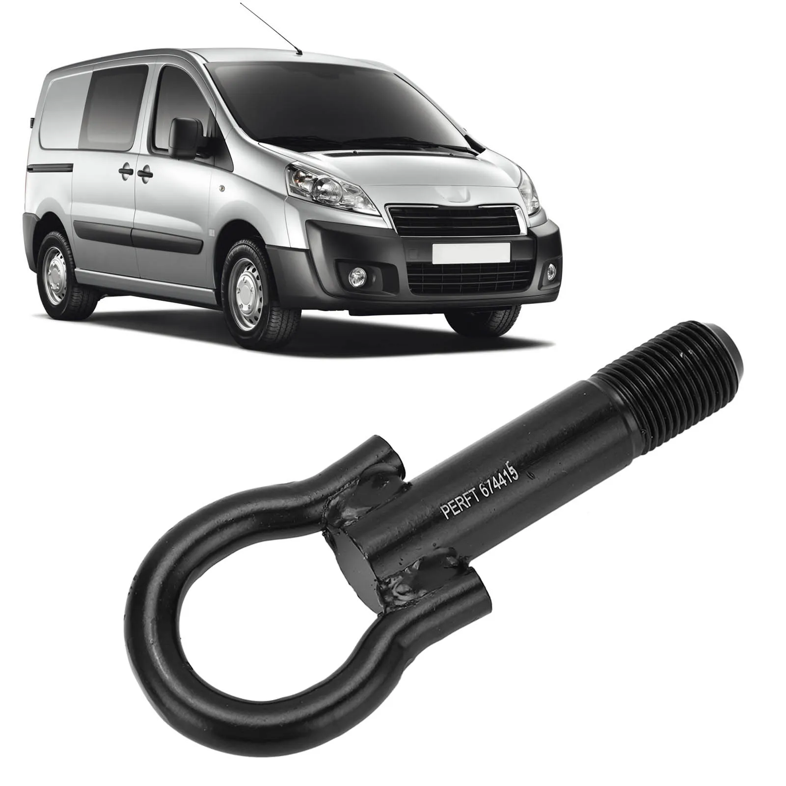 

Буксирный крюк для прицепа 674422 51960‐52010 Замена буксировочного сцепного устройства для Citroen C1