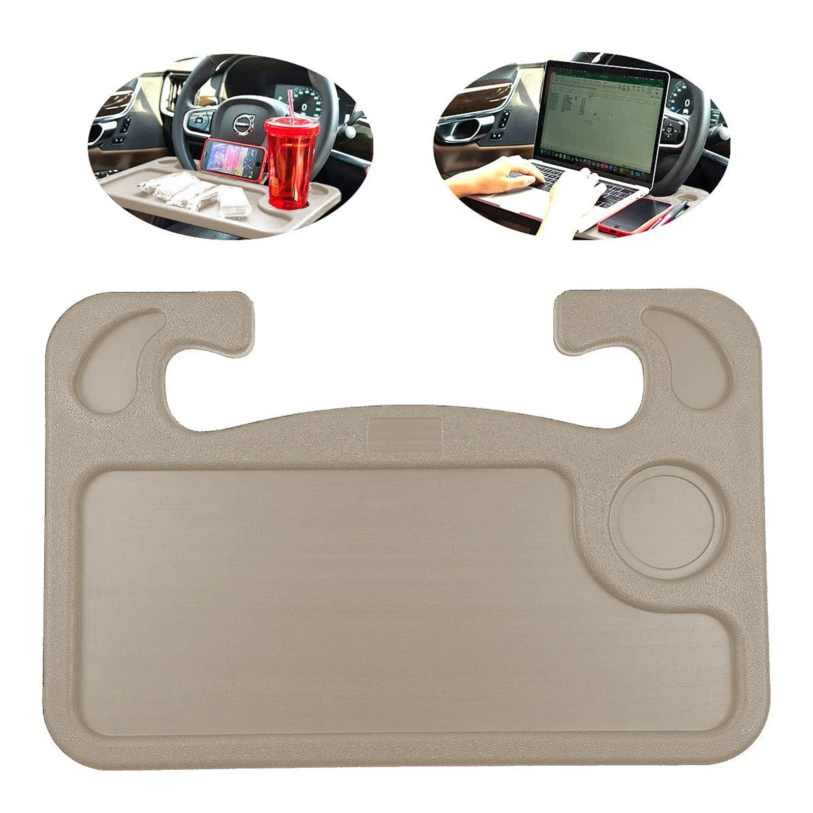

Car Steering Wheel Tray Desk Seat Trays for Food Work Makeup Car Table Kids Travel Car Interior Accessories