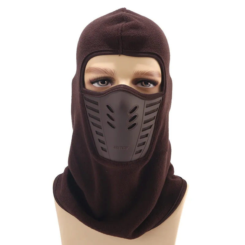 Motorcycle Mask Fleece Thermal Face Mask Keep Warm Moto Riding Balaclava Motorbike Biker Winter Windproof Ski Mask Men Women