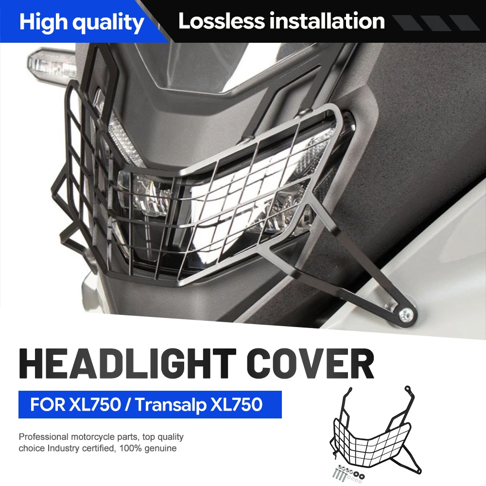Motorcycle Headlight Protective Cover Guard For Honda XL750 Transalp XL750 2025- Metal Mesh Stone Proof Off-Road Modified Parts