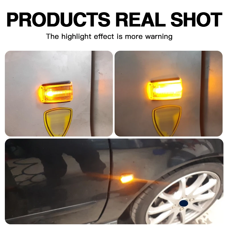 

2Pcs Dynamic LED Side Marker Blinker Turn Signal Light For Volvo V40 V70 S40 850 240 740 C70 940 S70 S90 960 OEM 9178885 9190169