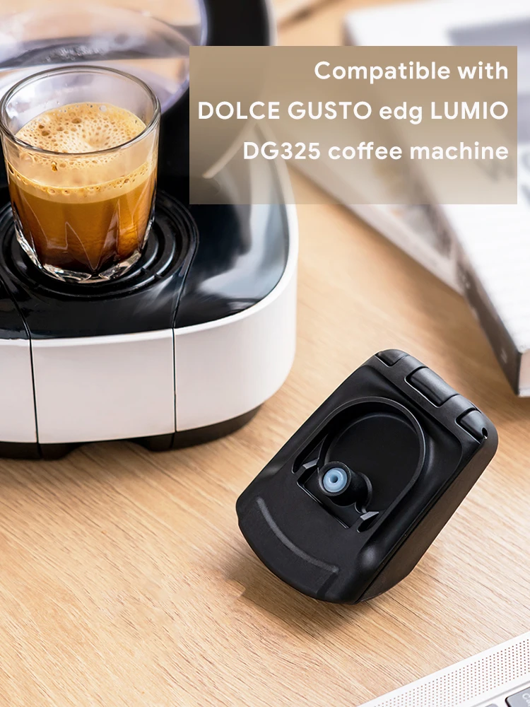 Coffee Capsule Plus Powder Holder Adapter DIY Taste Espresso Accessories for DOLCE GUSTO Edg LUMIO DG325 Coffee Machine