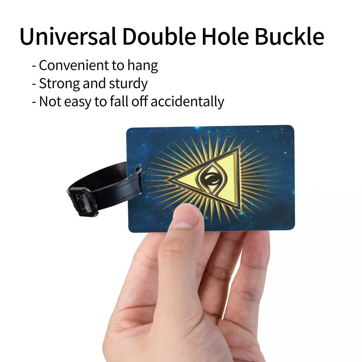 All Seeing Eye Of God Luggage Tag Custom Mystic Eyes Baggage Tags Privacy Cover ID Label