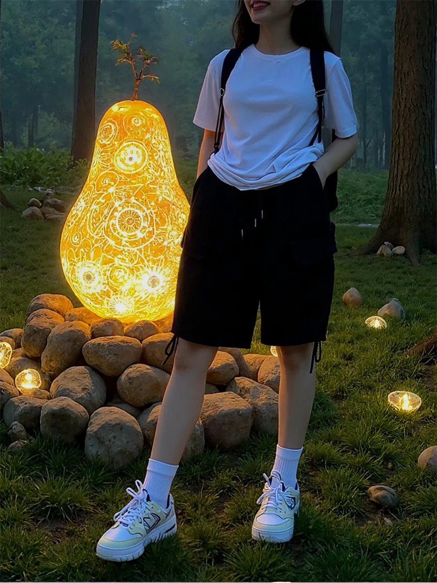 

Широкие шорты с несколькими карманами, женские джинсовые мини-юбки, синие плиссированные шорты с рюшами и оборками, шикарные молодые стильные винтажные милые шорты