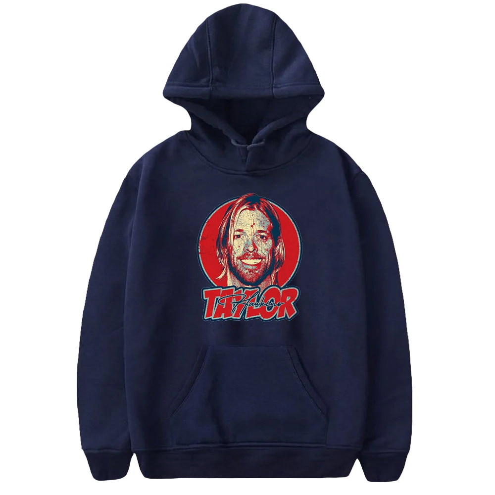 

Rip Taylor Hawkins Hoodie Unisex Long Sleeve Sweatshirt Women Men's Hooded Pullover Rest in Peace Clothes