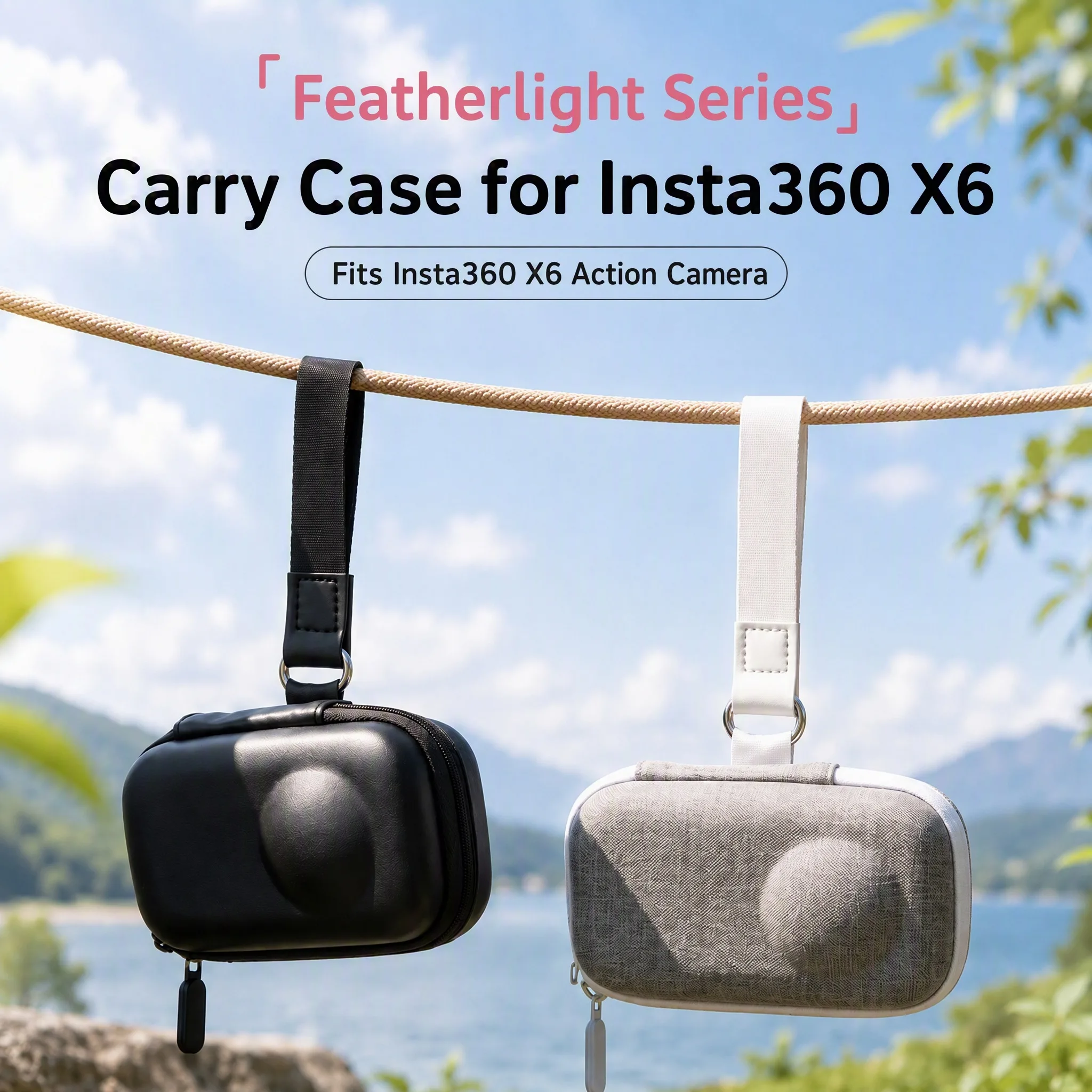 Suitable for Insta 360 X6 panoramic camera protective bag, storage box, and essential accessories for panoramic cameras