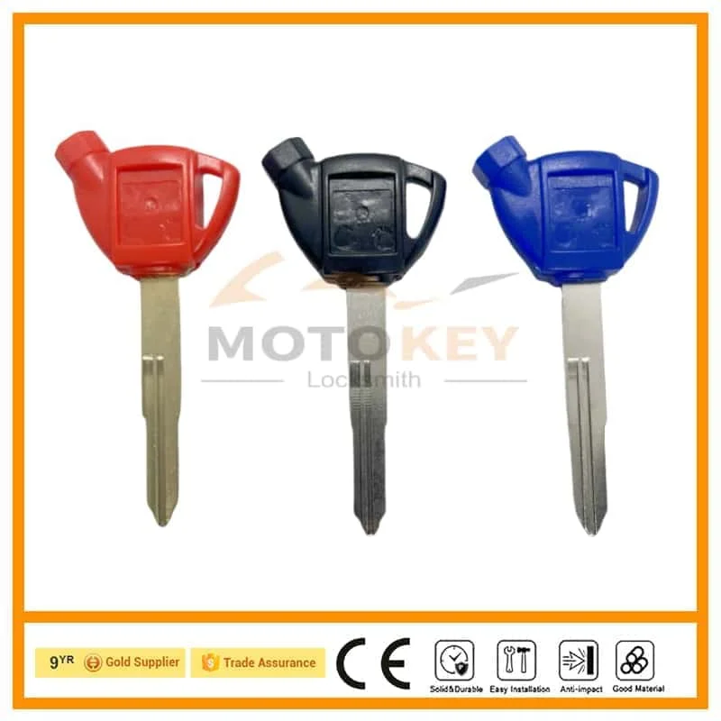 Motorcycle Keys For Suzuki magnet anti-theft lock An200 An250 An400 AN650 Burgman An125 Motorcycle Detachable chip key