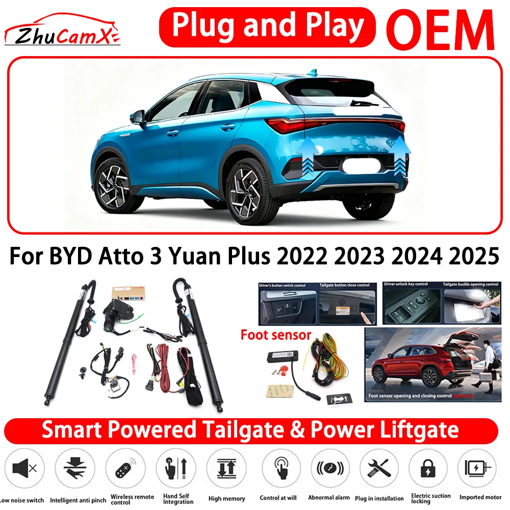 for BYD Atto 3 Yuan Plus 2022 2023 2024 2025 OEM Smart Powered Tailgate Power Liftgate Automatic Rear Trunk Tailgate Actuator