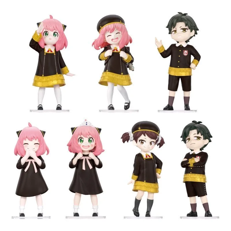 MINISO スパイ×ファミリー ブラインドボックス フィギュア - アーニャ フィギュア かわいい飾り 誕生日プレゼントに最適