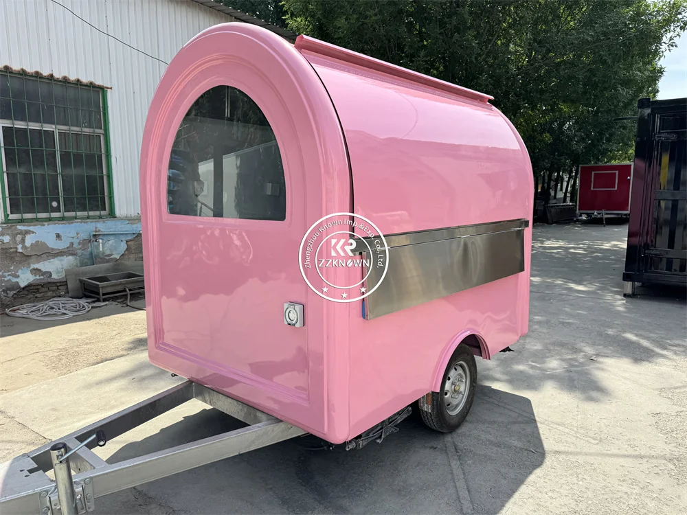 

Mobile Food Truck Mobile Kitchen Custom Food Trailer Street Snack Pizza Kiosk Ice Cream Hot Dog Cart With Kitchen Equipments