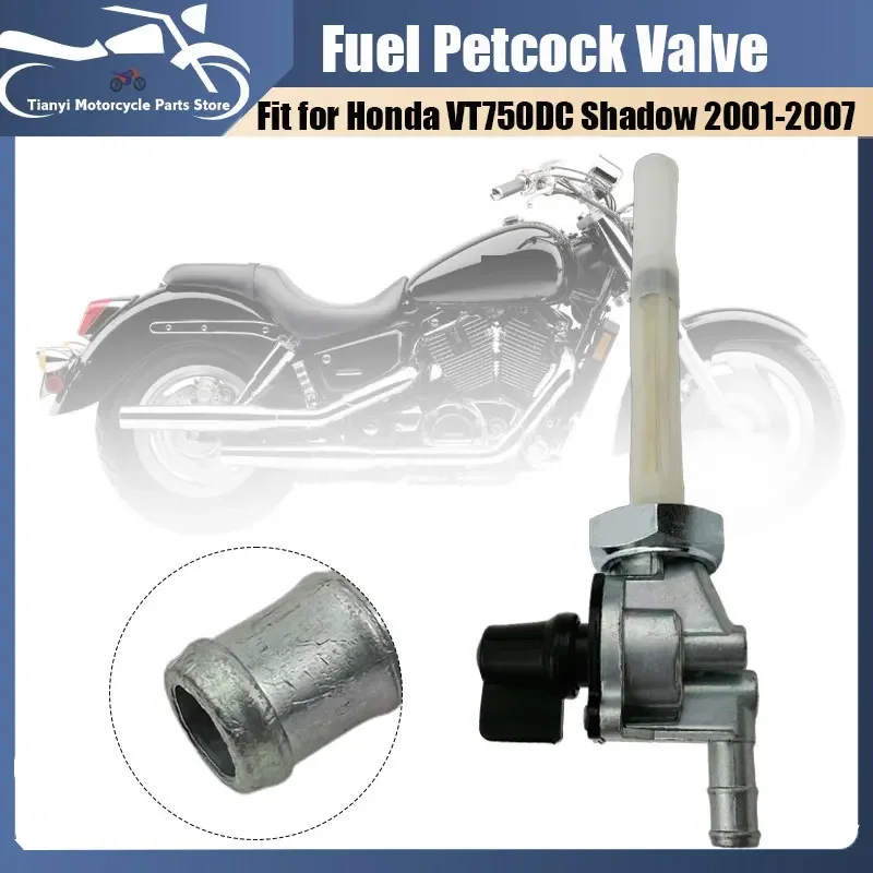 

Motorcycle Fuel Tank Switch For Honda VT750DC Shadow 2001-2007 Gas Tank Valve Knob Lever Replacement 16950-MAH-023