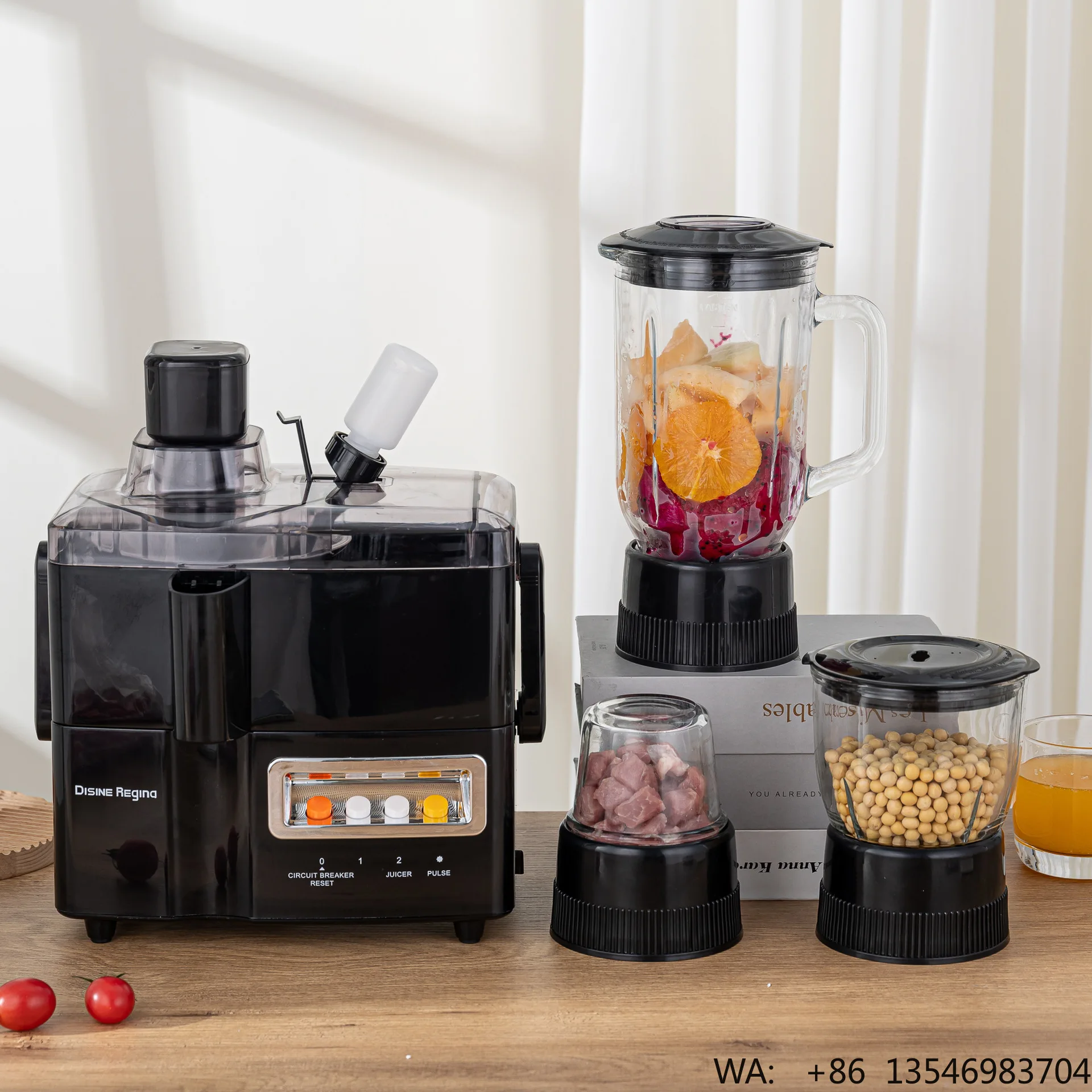 High Quality 4-in-1 Food Processor New Mixer Wall Breaking Machine Juicer Grinder with Variable Speed for Household Use