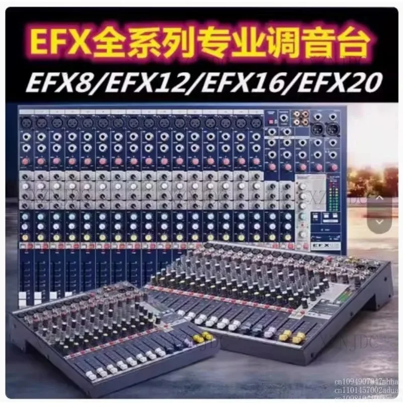 Soundcraft Efx8 Efx12 Efx16 Efx20 Road Professional Stage Performance Conference Mixer