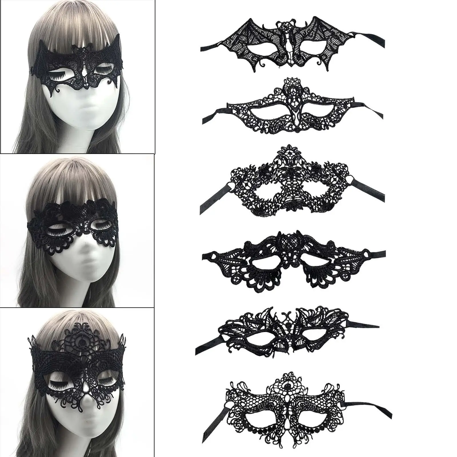 beautymall2017 Masquerade Eye Mask Costume Cosplay Fun Decoration Face Cover for