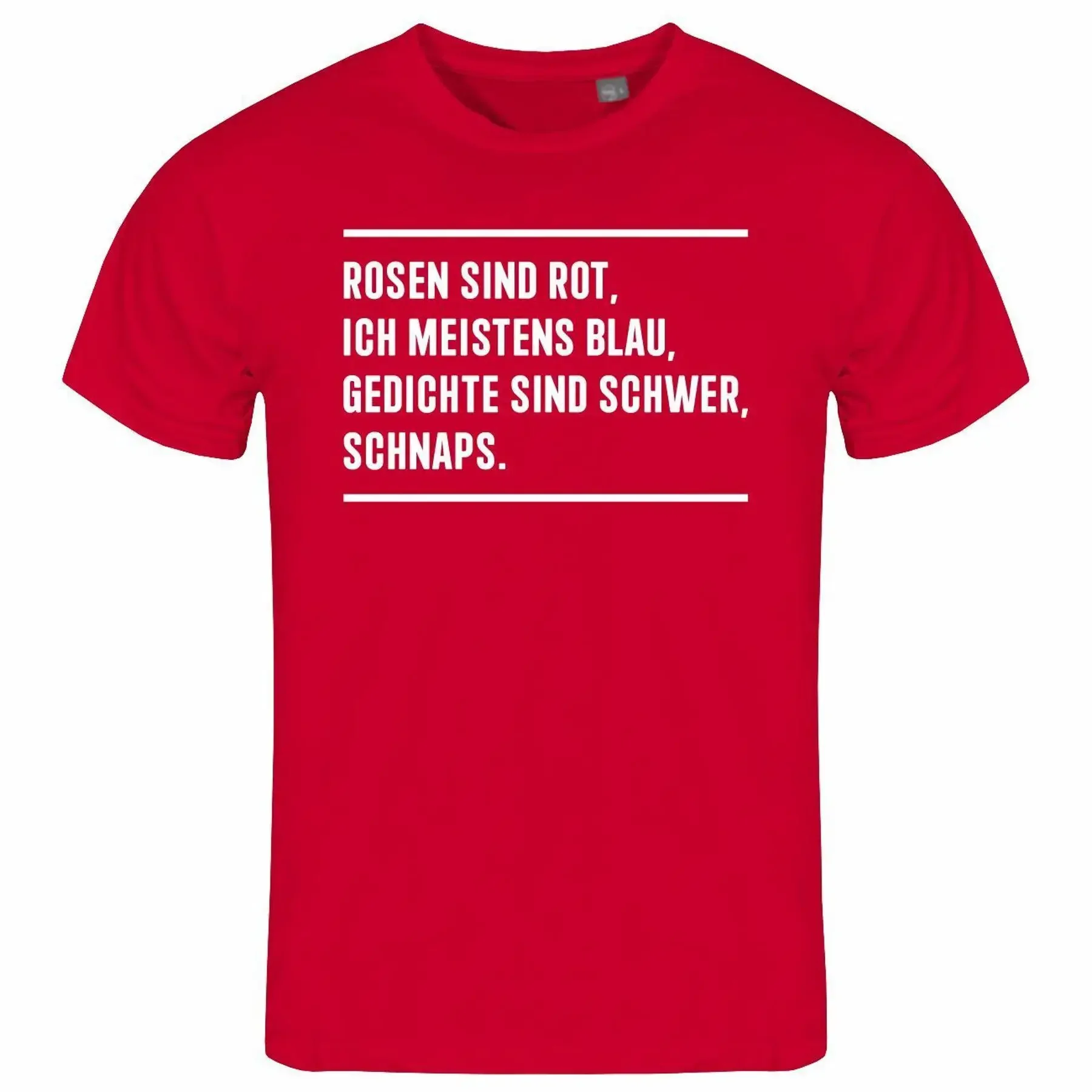 Mens Roses Are Red I Mostly Blue Booze S to XXL Alcohol Beer T Shirt