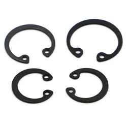 M8~M50 C Clips Snap Retaining Ring For Hole Black 65 Manganese Steel Washer Internal Retaining Ring Shaft Circlip GB893