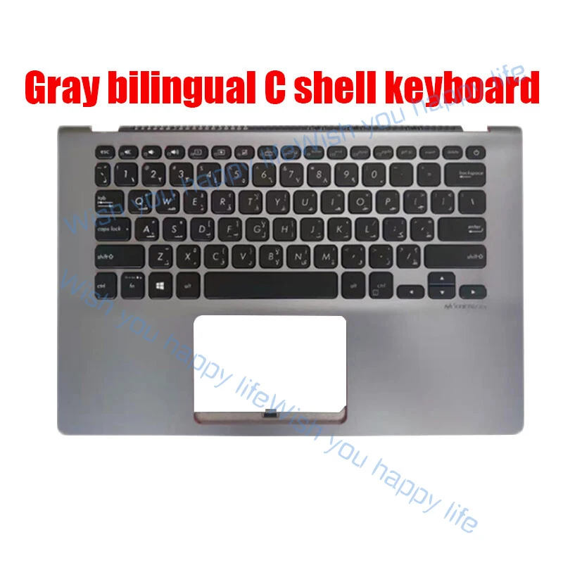 L... For Asus S14 S4300U s4300f X430U A403F S430 Keyboard Frame Palmrest Upper Cover