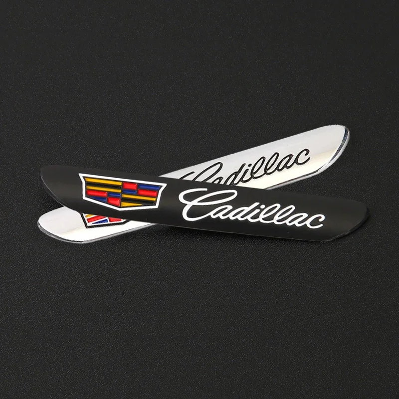 Pegatinas de guardabarros lateral de coche para Cadillac Escalade CTS ATS SRX Deville BLS XT4 XT5 XT6 STS XTS SLR XLR CT4 CT5 CT6 emblema de carrocería