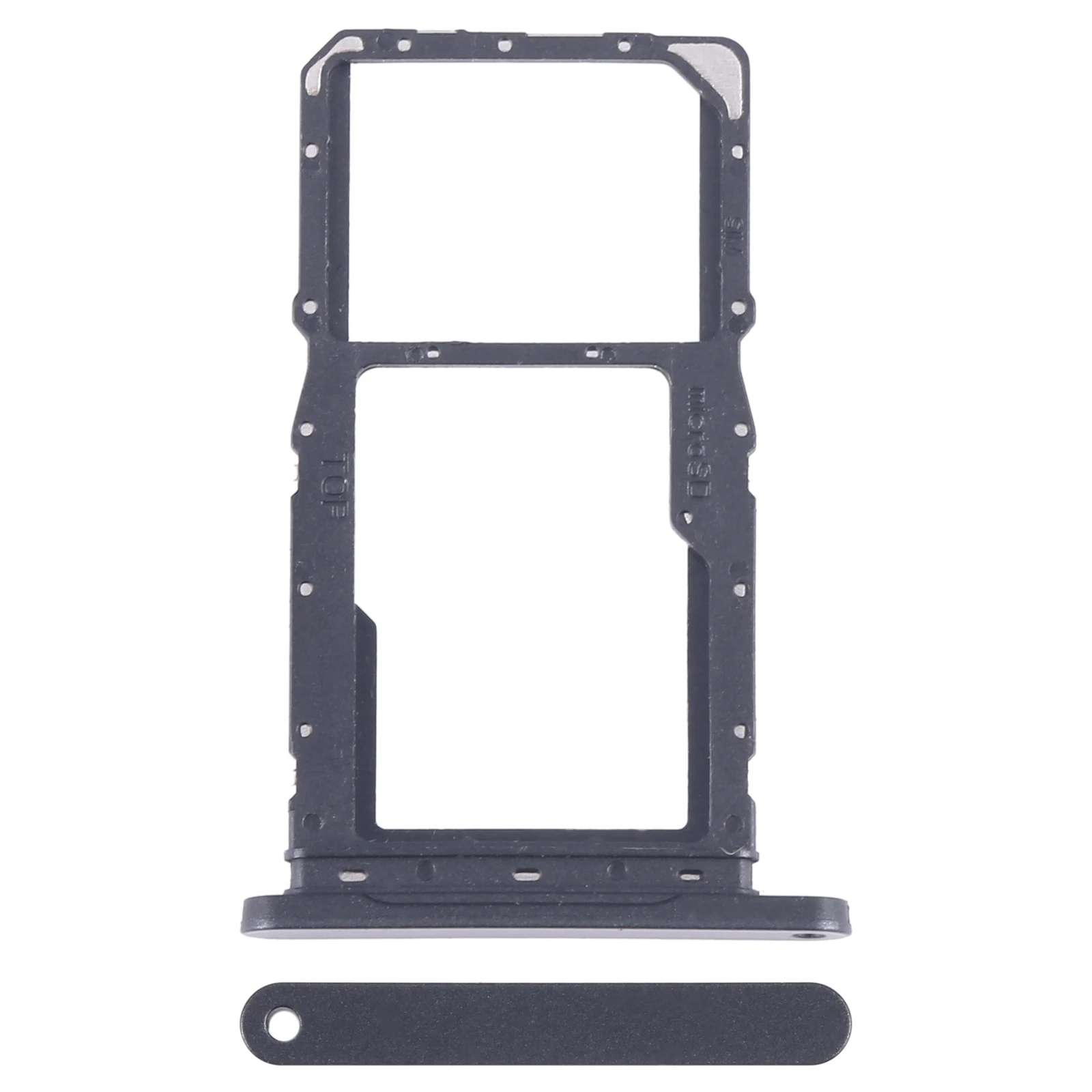 SIM + Micro SD Card Tray for Samsung Galaxy Tab A9+ 5G SM-X215 SIM Card Tray Slot Holder Drawer Phone Spare Part