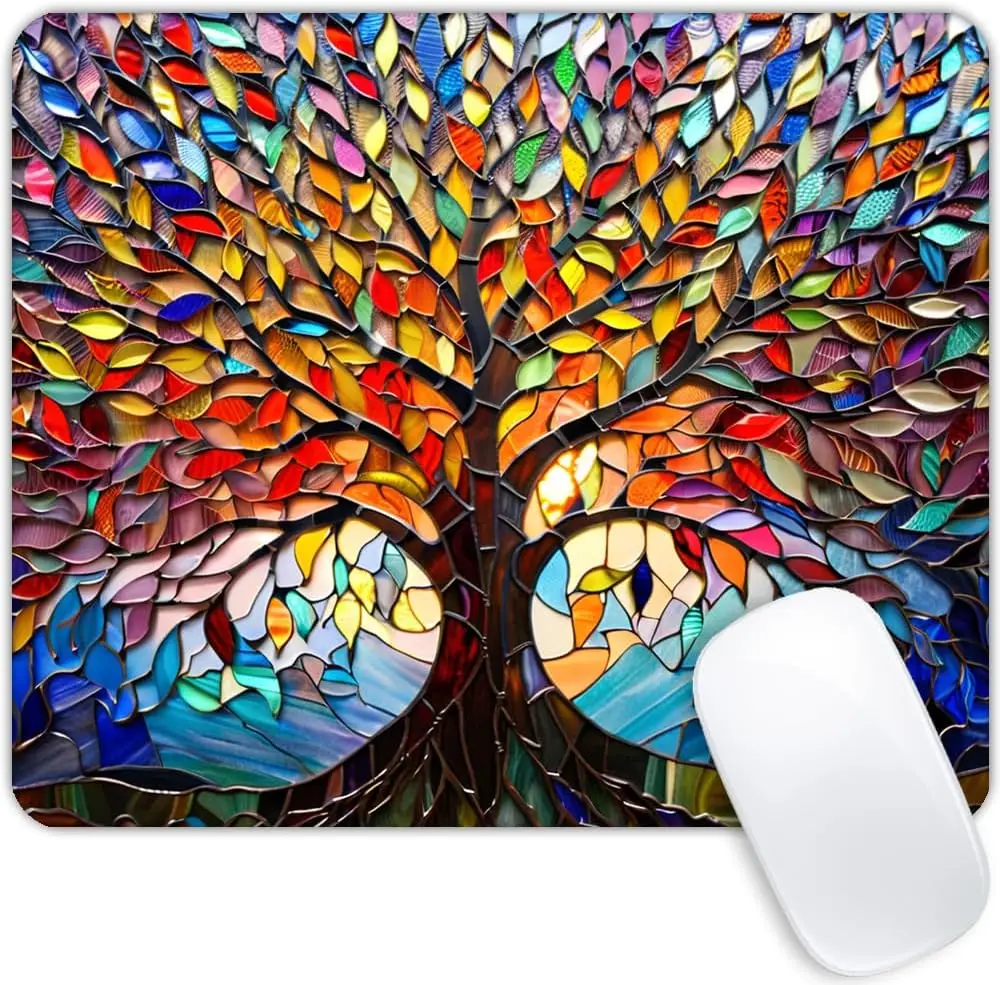 Moderate thickness Rectangular gaming mouse pad Non slip rubber base mouse pads for computers laptop office desk accessories