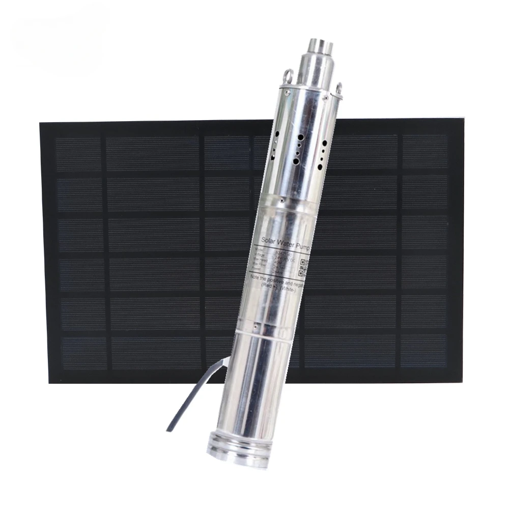 Kary 120m max lift 24 volt dc brushless submersible solar water pump for agriculture S243T-120