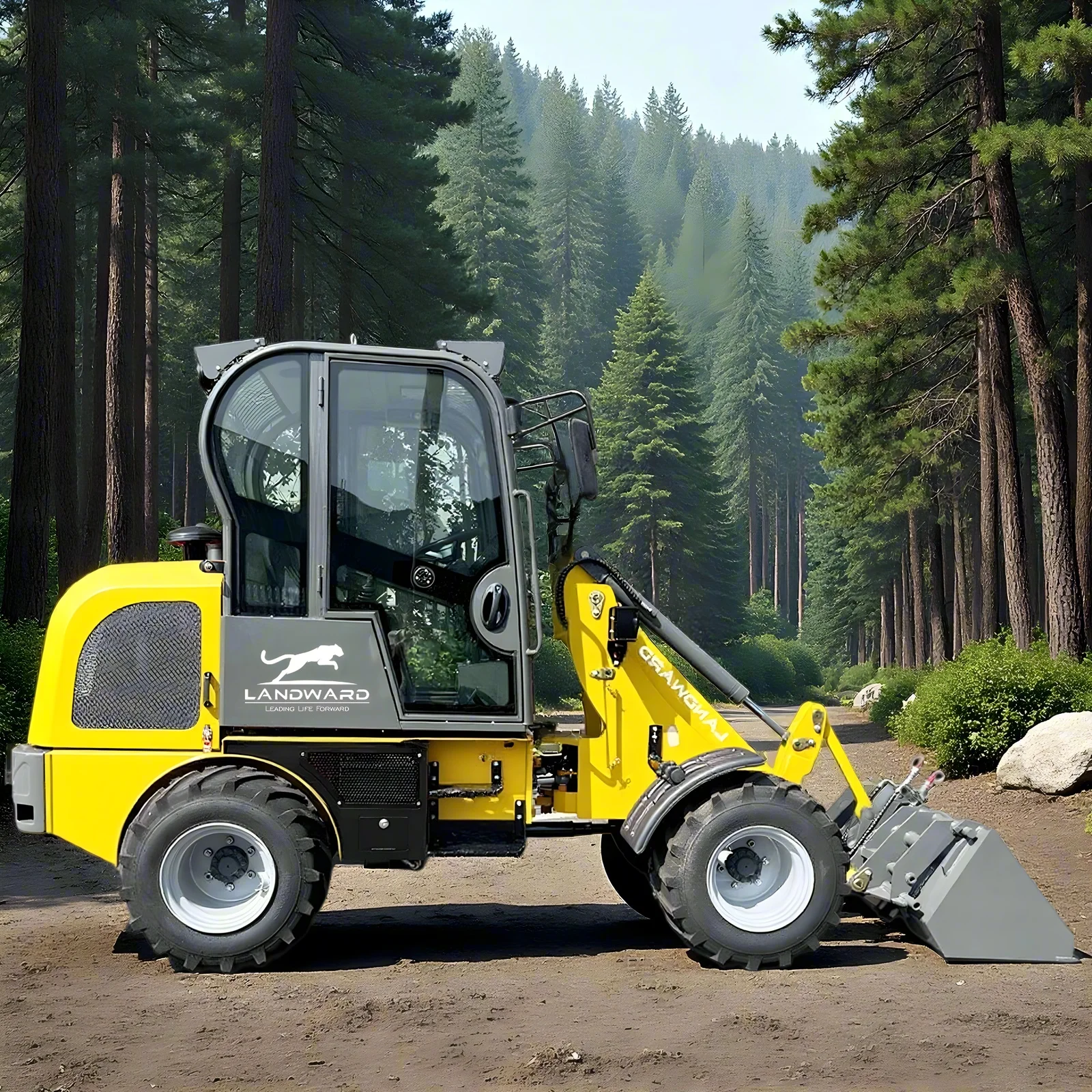 الصين لوادر معدات آلات البناء عالية الجودة الأمامية 4*4 رافعة عجلات مفصلية رافعة عجل مخصصة