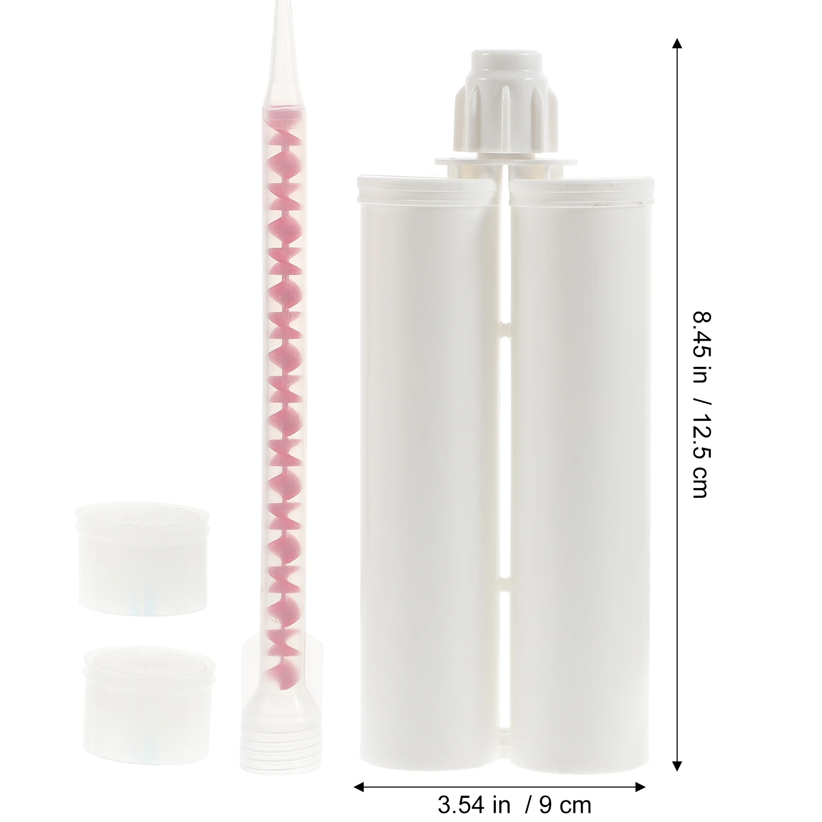 4 مجموعات من أنابيب السد القابلة لإعادة الاستخدام 400 مللي خرطوم بلاستيكي فارغ للبلاط RV ختم المنزل لتقوم بها بنفسك مشاريع أنبوب مانع التسرب القابل لإعادة الملء #2