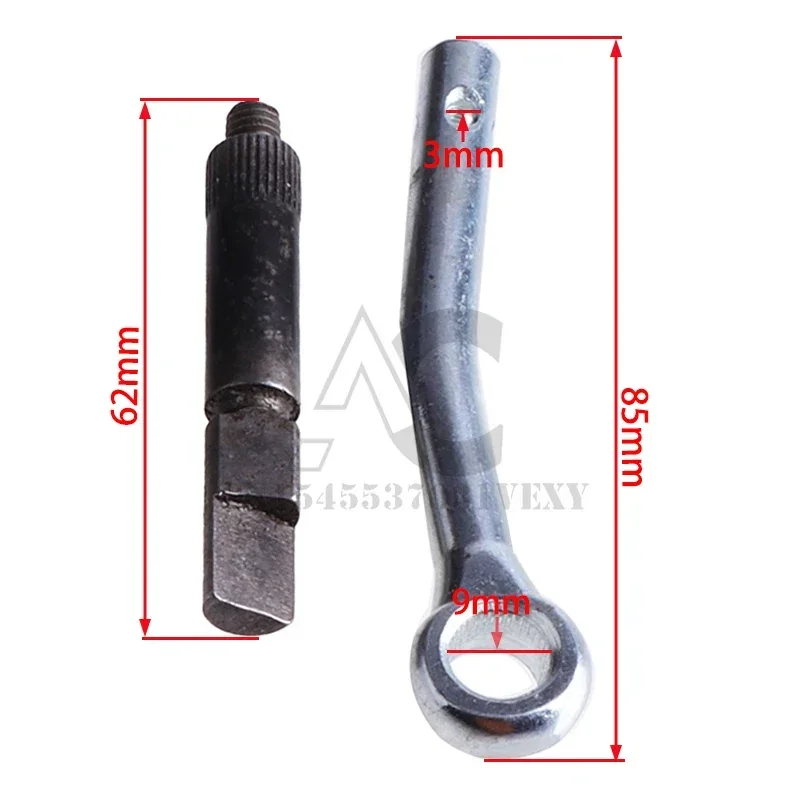 Brazo de embrague con conjunto de árbol de levas de Pin para Motor de Gas de 2 tiempos bicicleta motorizada 48cc/50cc/66cc/80cc
