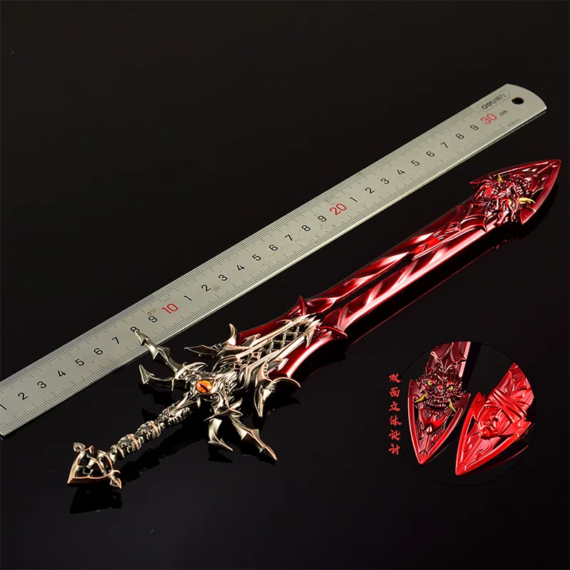 ดาบอสูร ดาบเจ็ดดาบฆ่า อาสุระ ของสะสม ของตกแต่ง โมเดลดาบ ของเล่นดาบ ขนาด 30 ซม. ดูรา คอนติเนนท์ อนิเมะ