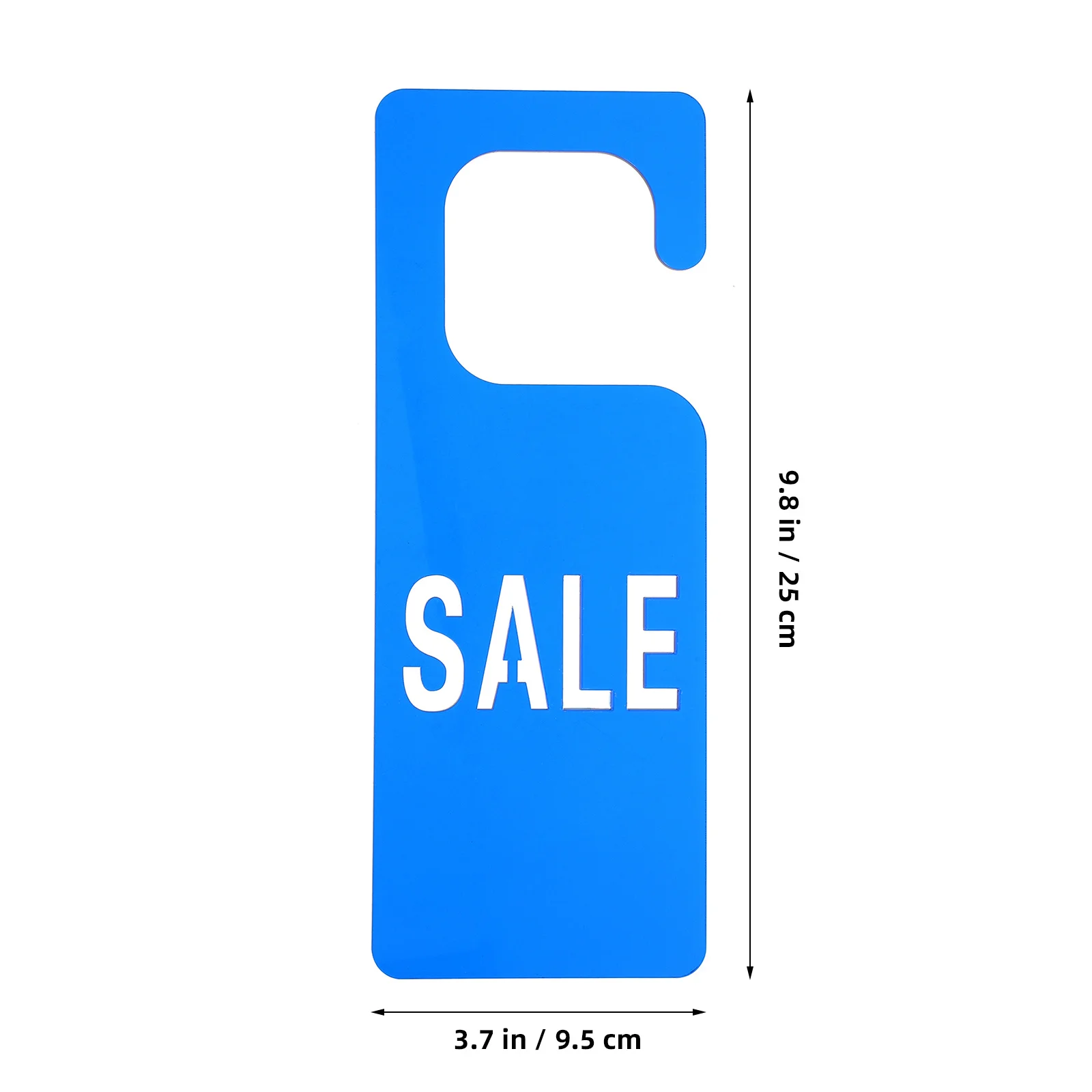 

Acrylic Hanging Tag Card Clear Advertising Card Clothing Store Label Display Sign for Clothes Shop Store Accessory