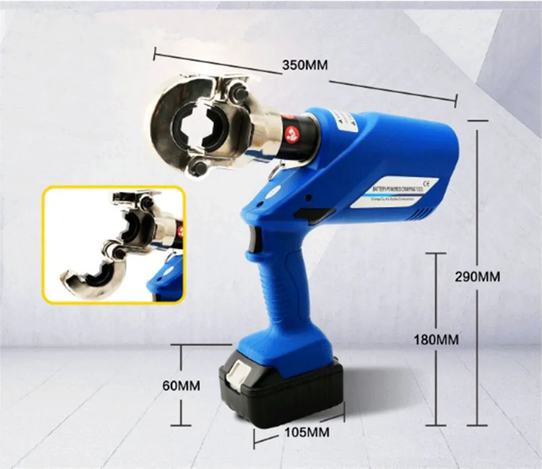 

HL-300 Rechargeable hydraulic pliers/Electric hydraulic Crimping Tools/Battery Powered wire crimpers 10-300mm2 High quality