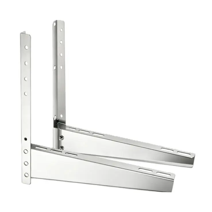 Sturdy 20For 1 Stainless Steel AC Bracket for For 1P For 1.5P 2P 3P 5P Outdoor Unit Support Up to 200KG Triangular Design Silver
