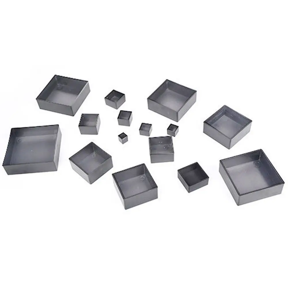 2/4pcs Black ABS Plastic High Quality Waterproof Cover Project Electronic Project Box Instrument Case Enclosure Boxes