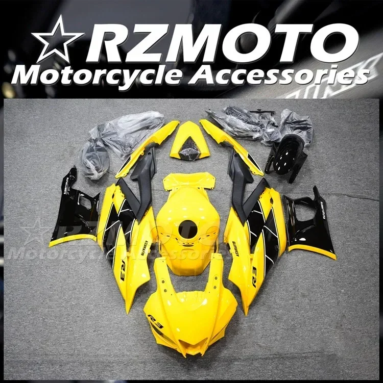 

4Gifts Injection Mold New ABS Fairings Kit Fit for YAMAHA YZF- R3 R25 2019 2020 2021 2022 19 20 21 22 Bodywork Set Yellow