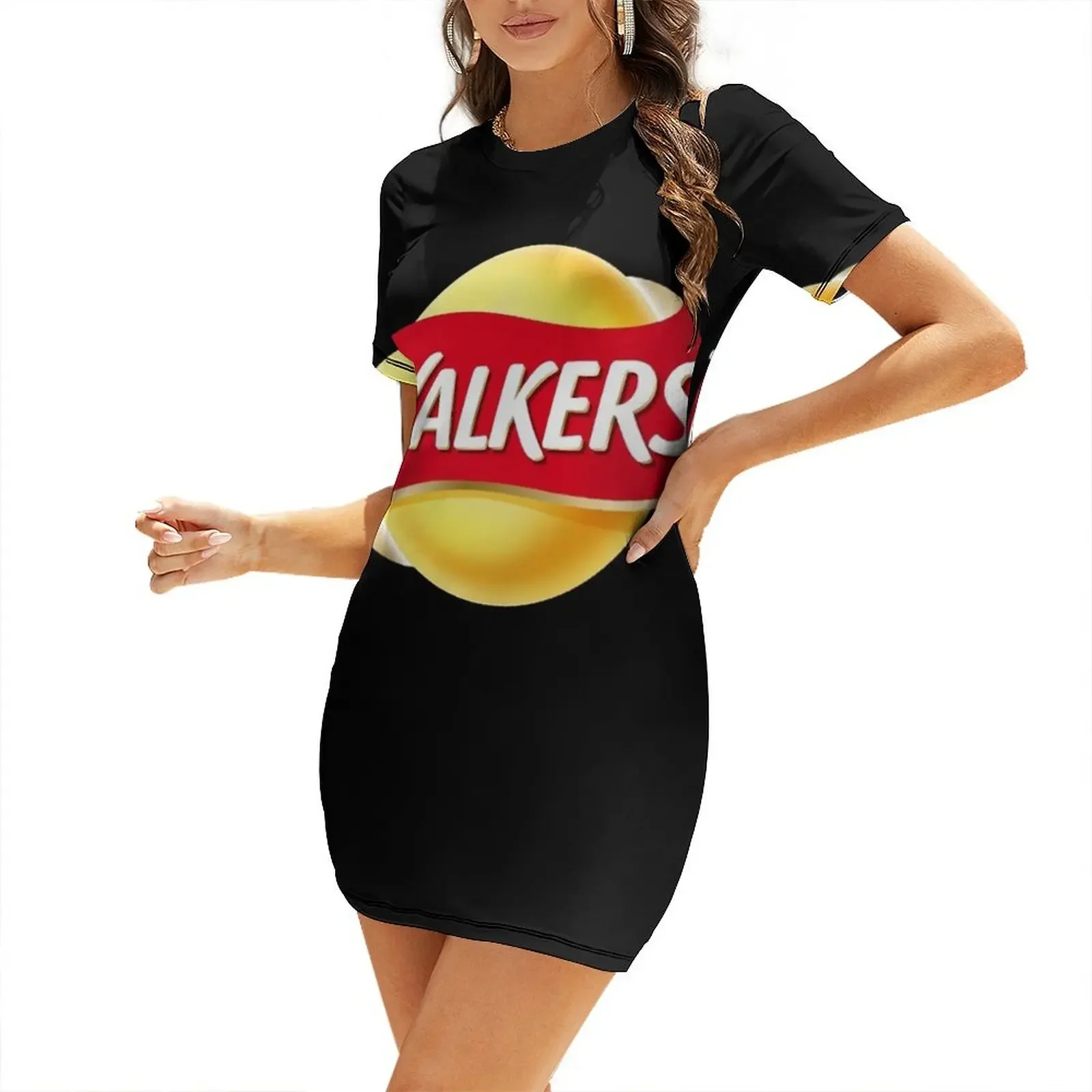 

Walkers For Fans Short-Sleeved Dress Woman clothing summer dress korean women