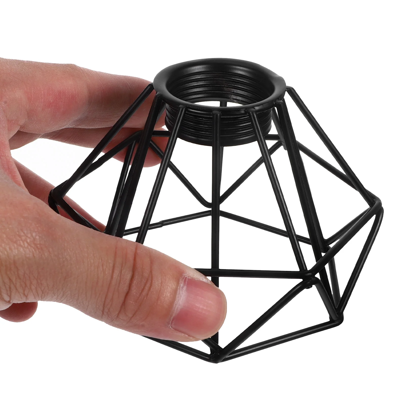 

Iron Black Chandelier Cover Metal Retro Cover for Wall Ceiling Lamp Dust Protection Night Lamp