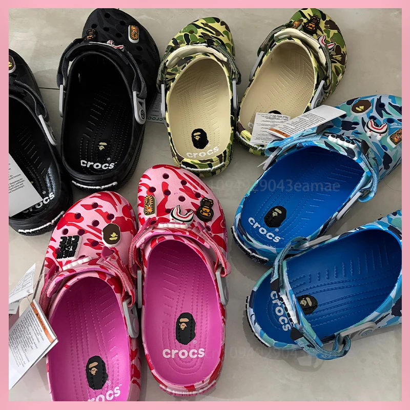 

Outdoor Hot Monkey Trend Co-Branded Summer Anti-Slip Casual Beach Shoes Hole Hole Slippers Comfortable Breathable Sandals Gifts