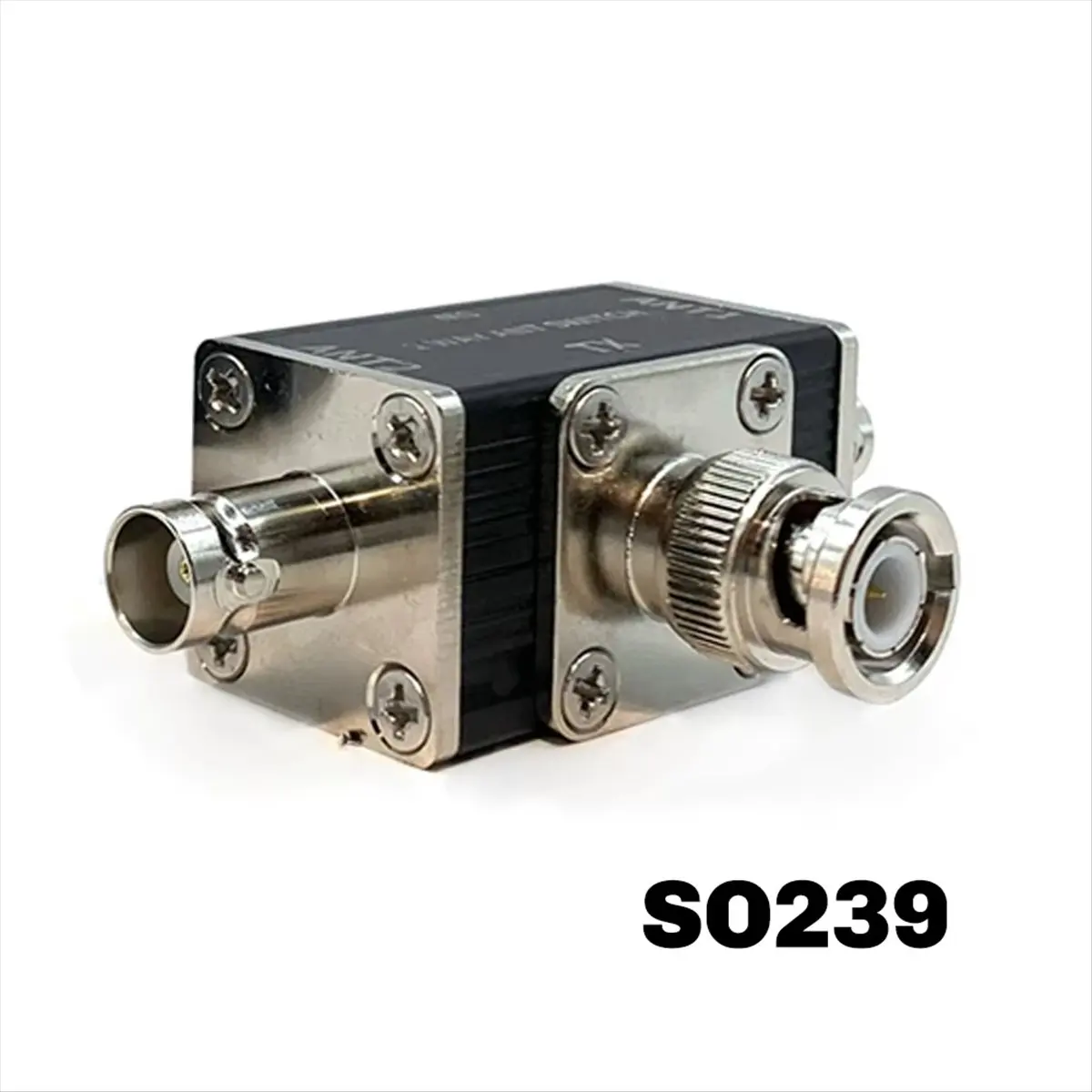 ABGN 2 Way Manual Coaxial Antenna Switches Connector 100W 0-50MHz 1 Input & 2 Outputs with OFF/Ground Protection A
