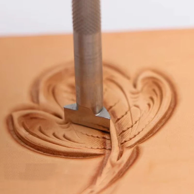 Leather Work Stamping Tool Veins fine lines C025 C034 Stamp Tool Carving Leather Craft Zhongjiang 304 Stainless streel Stamps