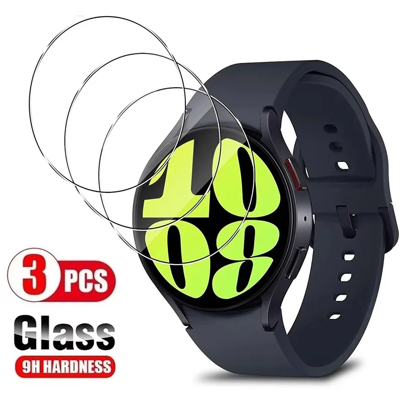 Vidro Temperado HD para Samsung Galaxy Watch 7 6 5 4 Protetor de Tela Completo para Galaxy Watch 5 Pro 6 Classic 47 45 44 43 40mm
